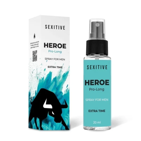 HEROE Pro-Long Extra Time - Spray masculino 20ml - Imagen 2