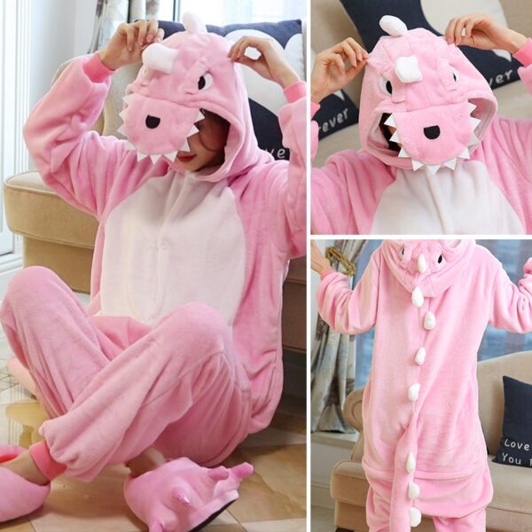 Pijama Dinosaurio Rosa - Imagen 2